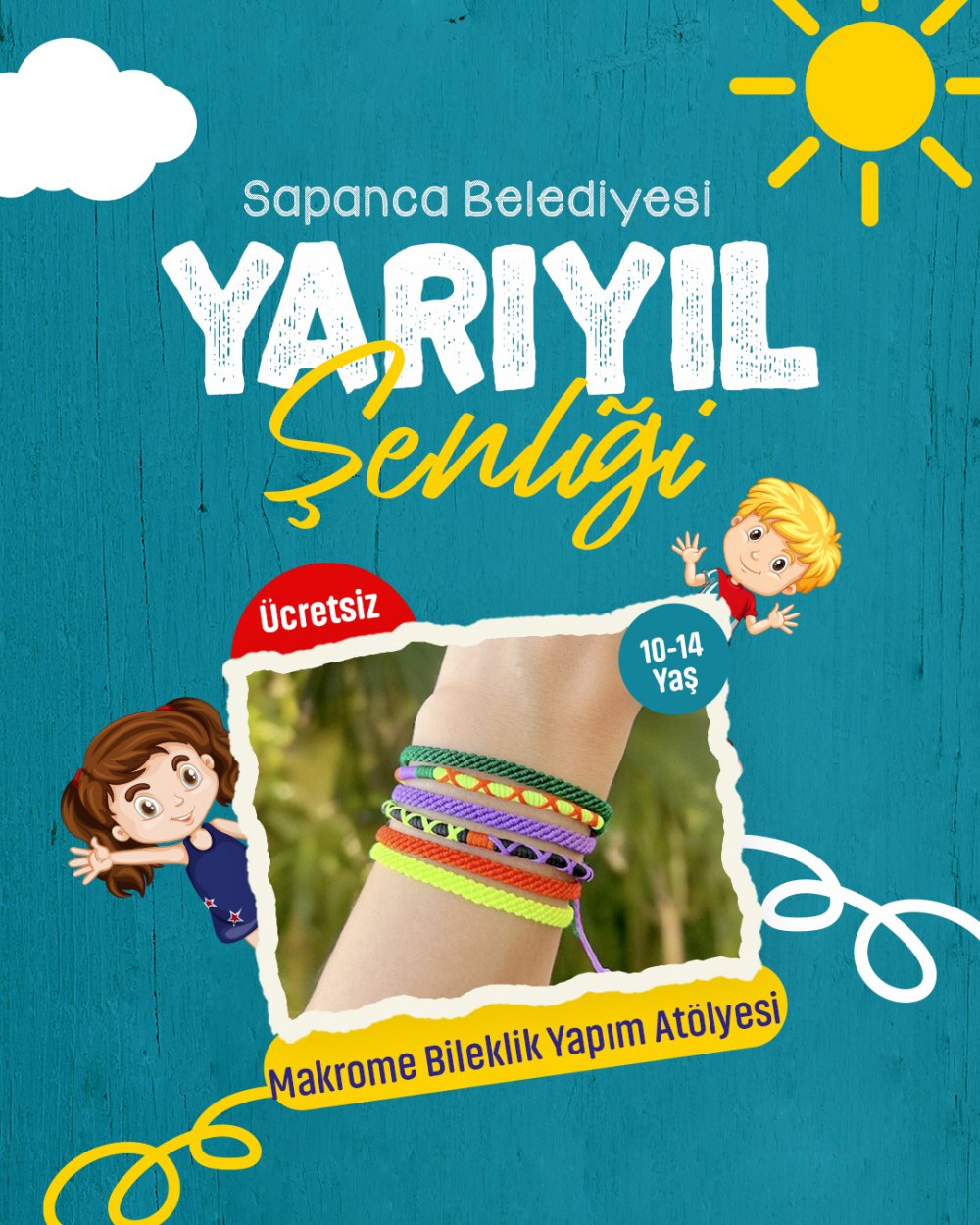 Makrome Bileklik Yapım Atölyesi