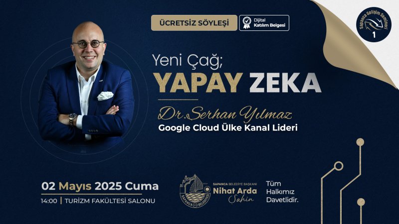 Sapanca Belediyesi’nden “Yeni Çağ: Yapay Zeka” Söyleşisi